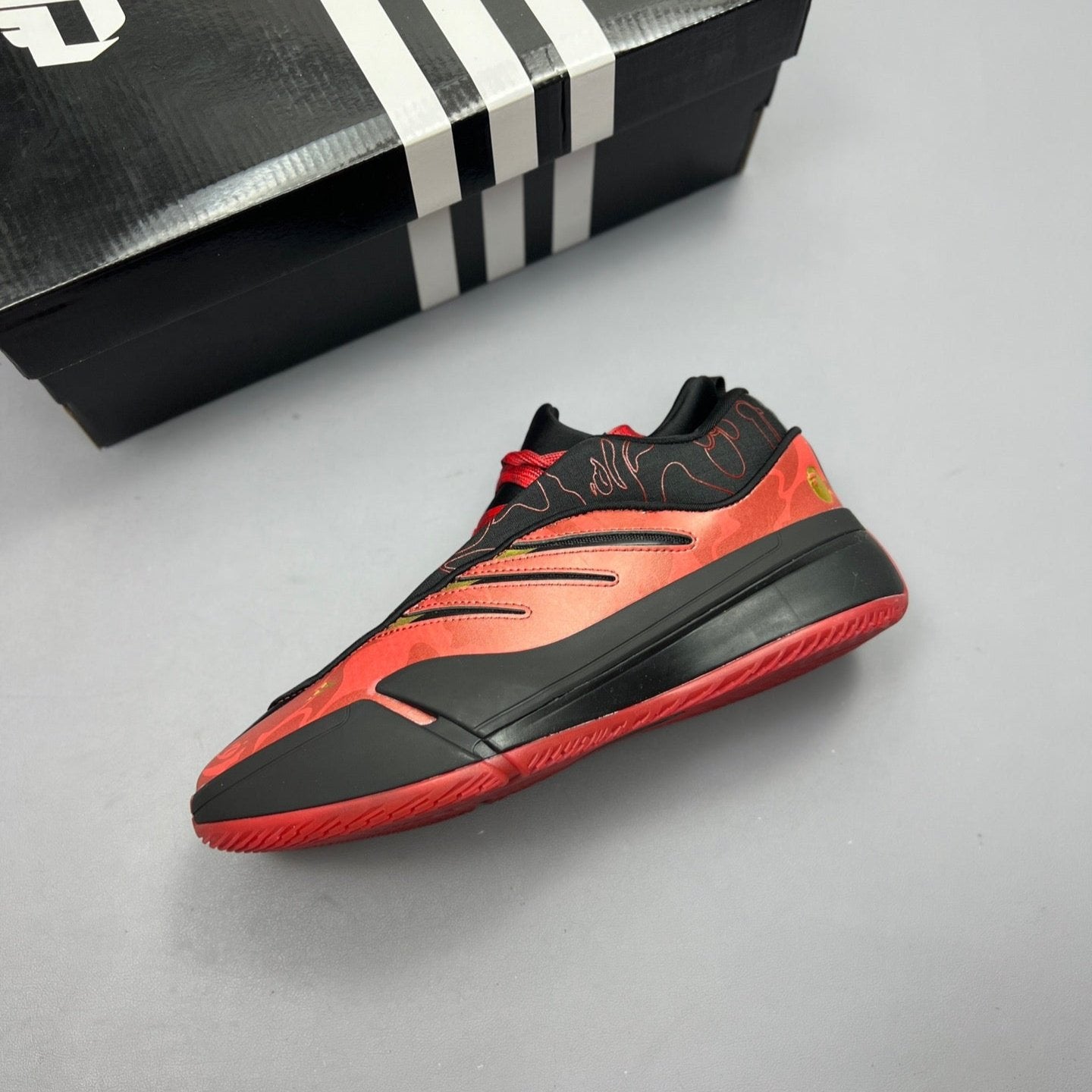 BAPE x Adidas Dame 9 'Better Scarlet'