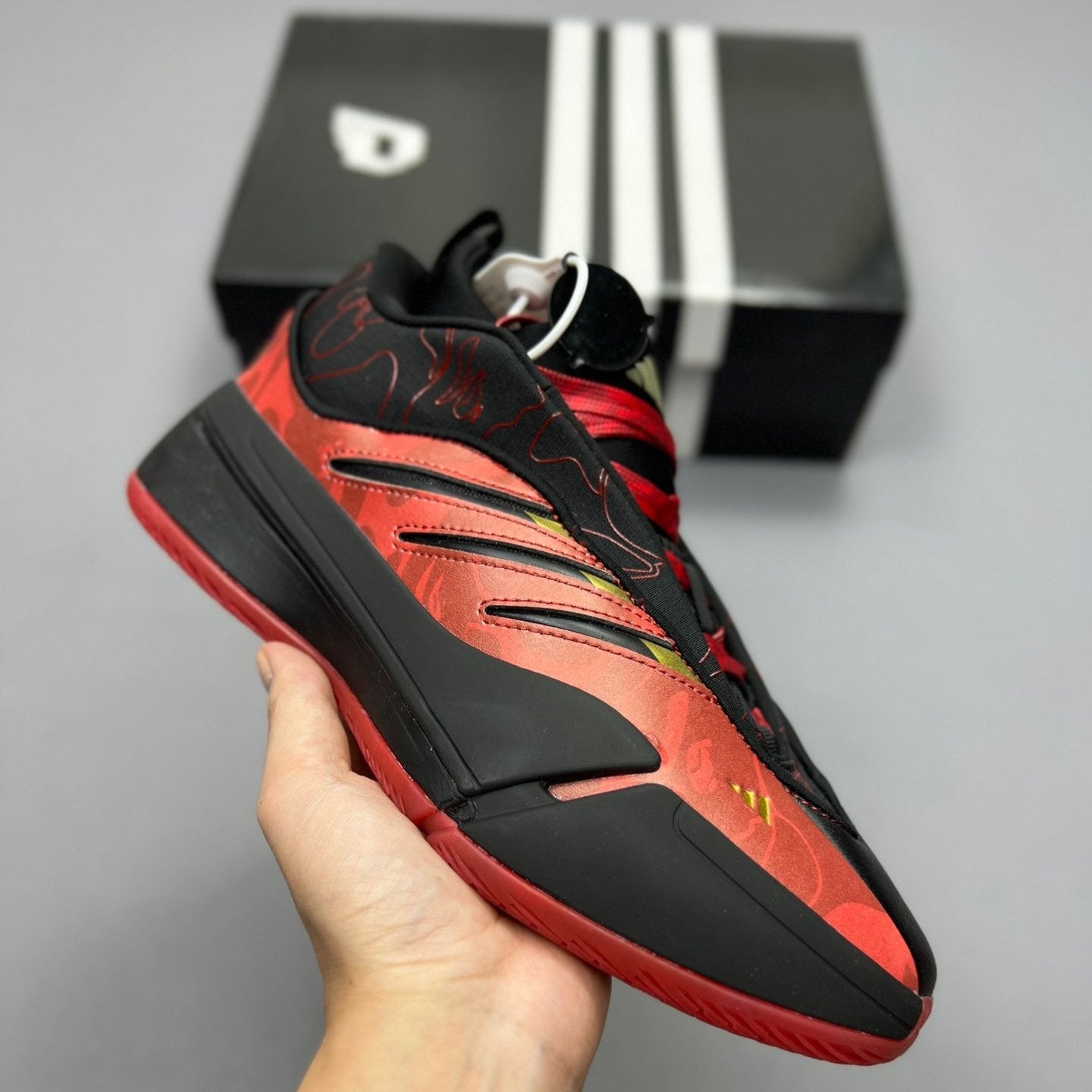 BAPE x Adidas Dame 9 'Better Scarlet'