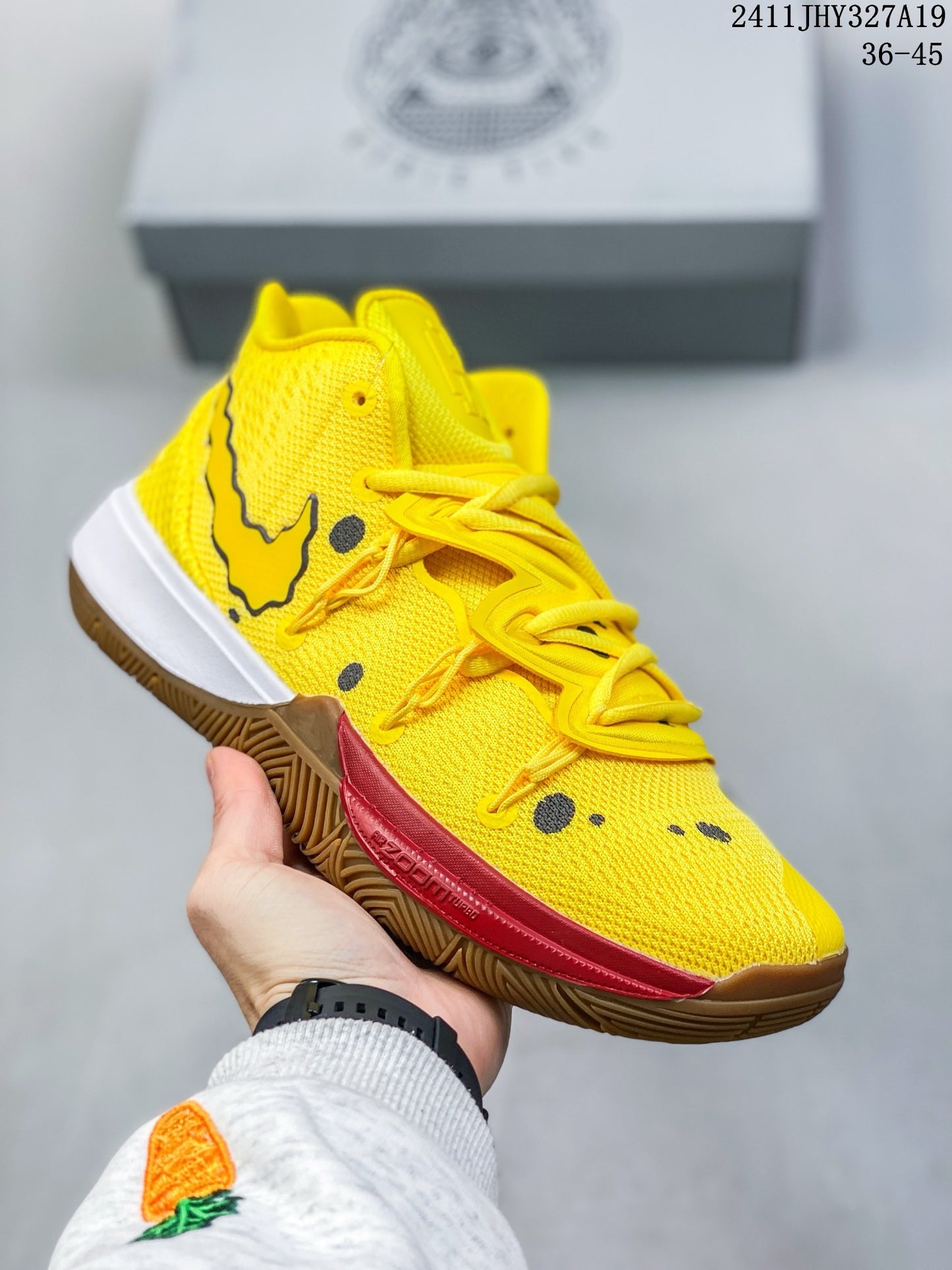 נעלי כדורסל קיירי Kyrie 5 'Spongebob' 5 מידות 36-46 ומשלוח חינם - TheShoval