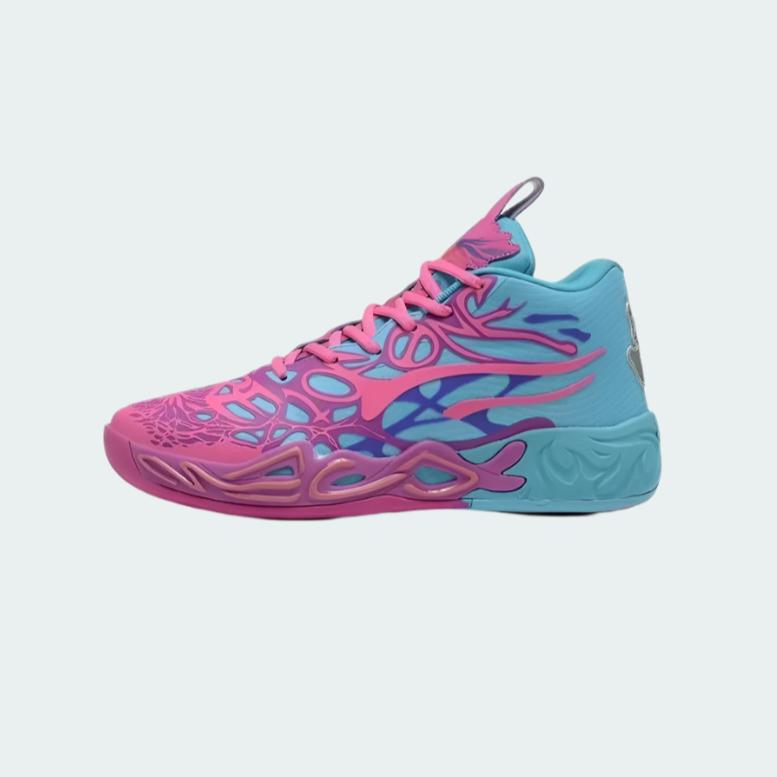 נעלי כדורסל לאמלו PUMA x LAMELO BALL MB.04  Pink & Cyan מידות 36-46 ומשלוח חינם - TheShoval