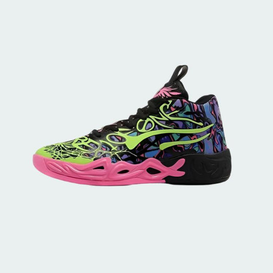 נעלי כדורסל לאמלו PUMA x LAMELO BALL MB.04 Neon Black מידות 36-46 ומשלוח חינם - TheShoval