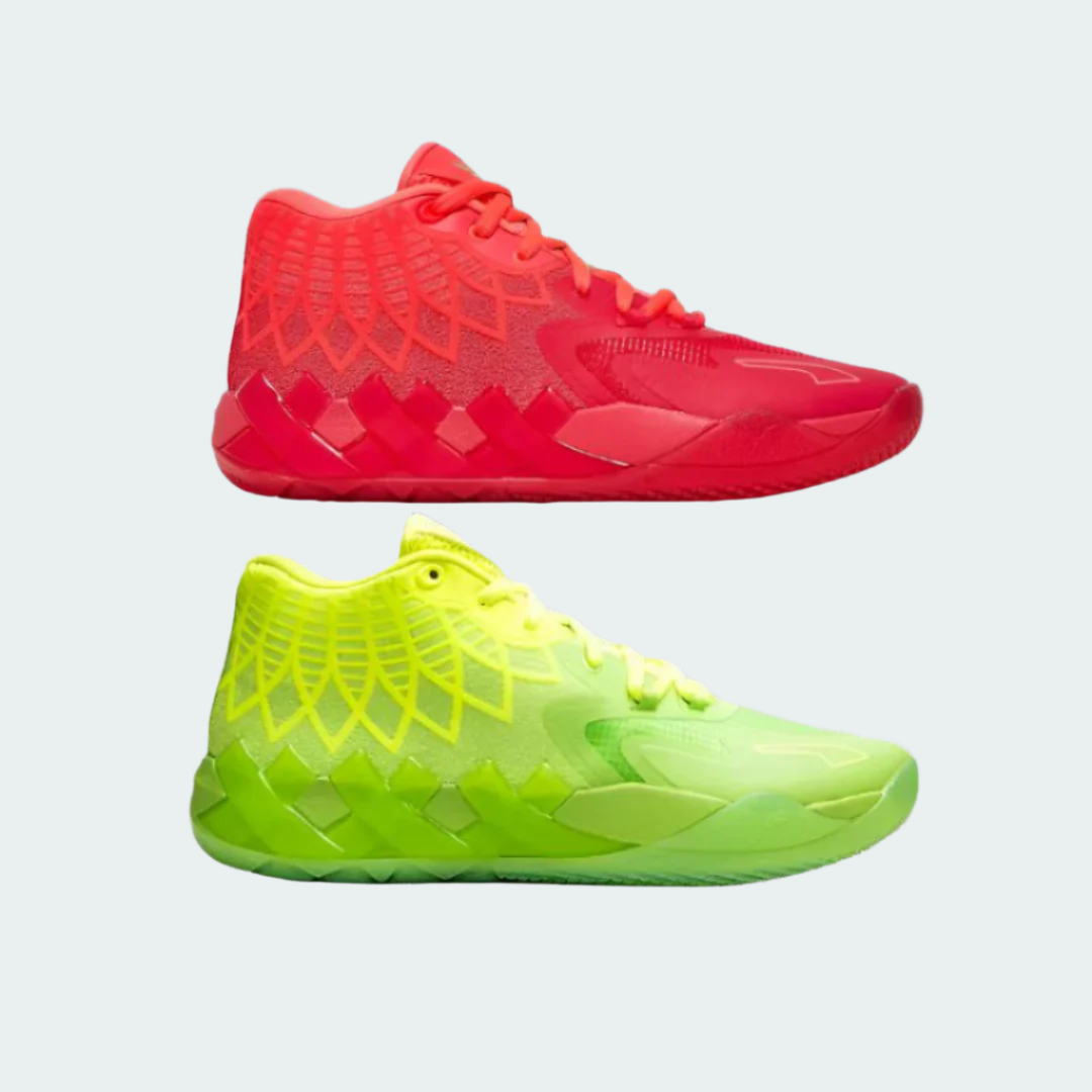 נעלי כדורסל פומה PUMA LAMELO BALL MB.01 RICK AND MORTY מידות 36-46 ומשלוח חינם - TheShoval